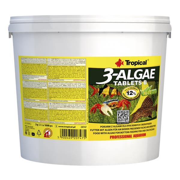 Tropical 3 Algae Tablets B 250 Adet Kovadan Bölme