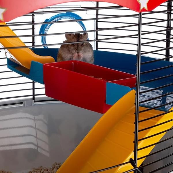 Ferplast Circus Fun Hamster Kafesi Siyah 49x34x42Cm