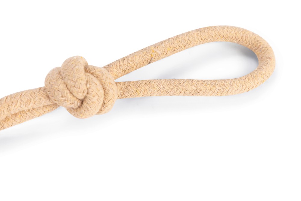 Beeztees Köpek Oyuncağı, İpli Tenis Topu, Kauçuk, Gri/Kahverengi, İp 39cm, Top 6,3cm