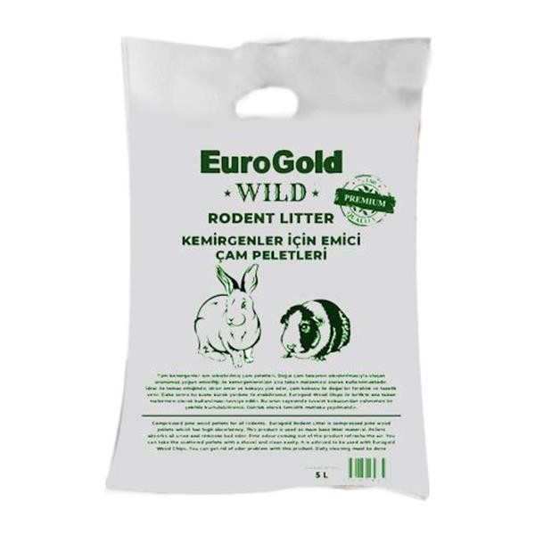 Eurogold Wild Rodent Litter Kemirgen İçin Emici Çam Pelet 5Lt