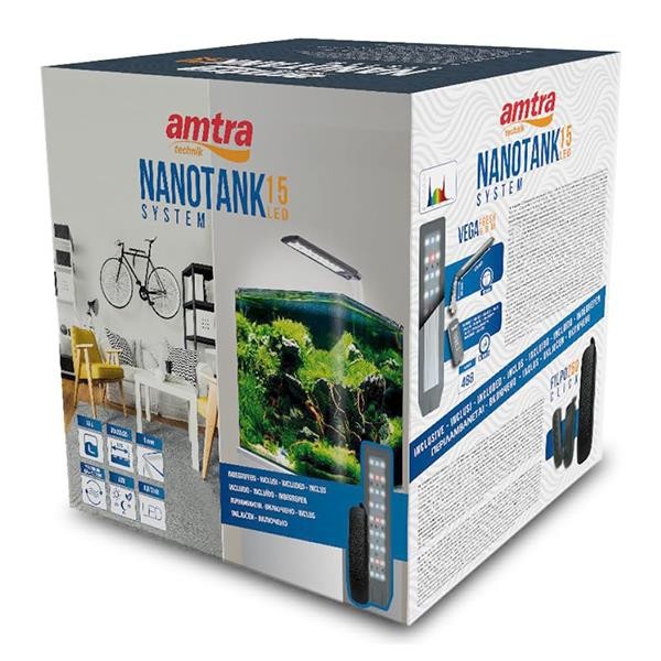 Amtra Nanotank Akvaryum 15 Set 30x20x25cm 15Lt