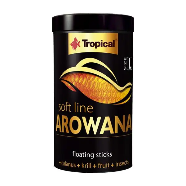 Mangime Tropical Soft Line Per Arowana Adulti - Stick Galleggianti, XXL 250ml - Foto 12