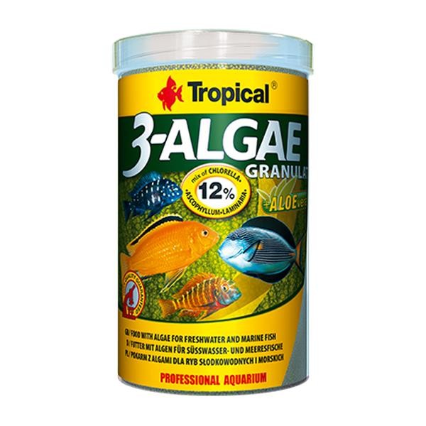 Tropical 3 Algae Granulat 250gr Kovadan Bölme