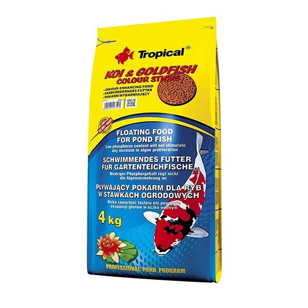 Tropical Koi ve Goldfish Colour Sticks 4Kg