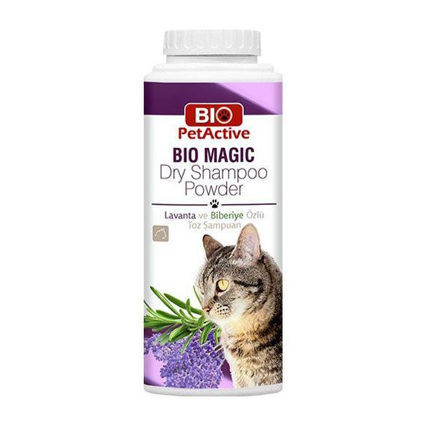 Bio PetActive Bio-Magic Lavanta ve Biberiye Özlü Toz Kedi Şampuanı 150gr