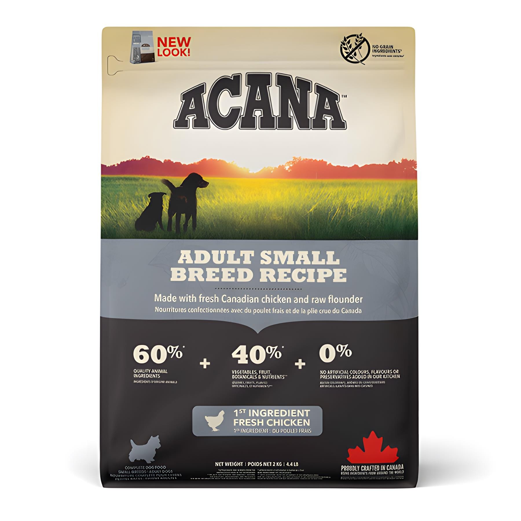 Acana Heritige Small Breed Tavuklu ve Balıklı Tahılsız Küçük Irk Yetişkin Köpek Maması 2Kg