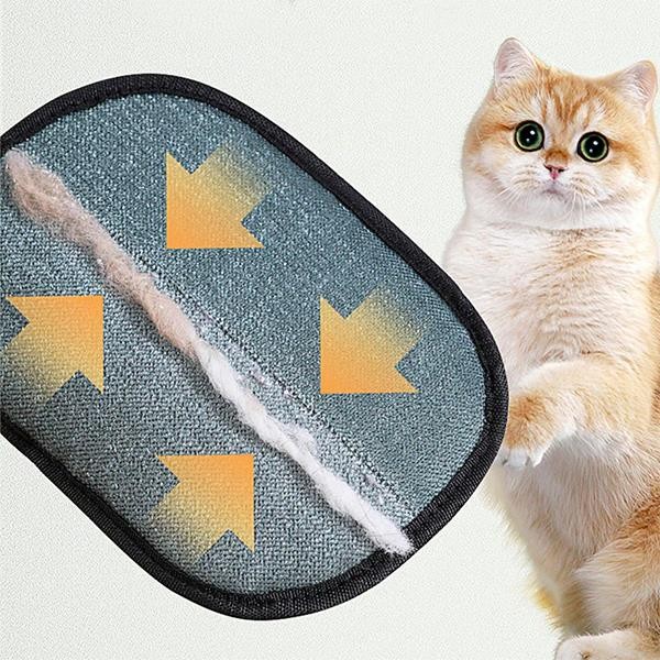 Atakan Petshop Kedi Köpek Tüy Toplama Eldiveni Gri