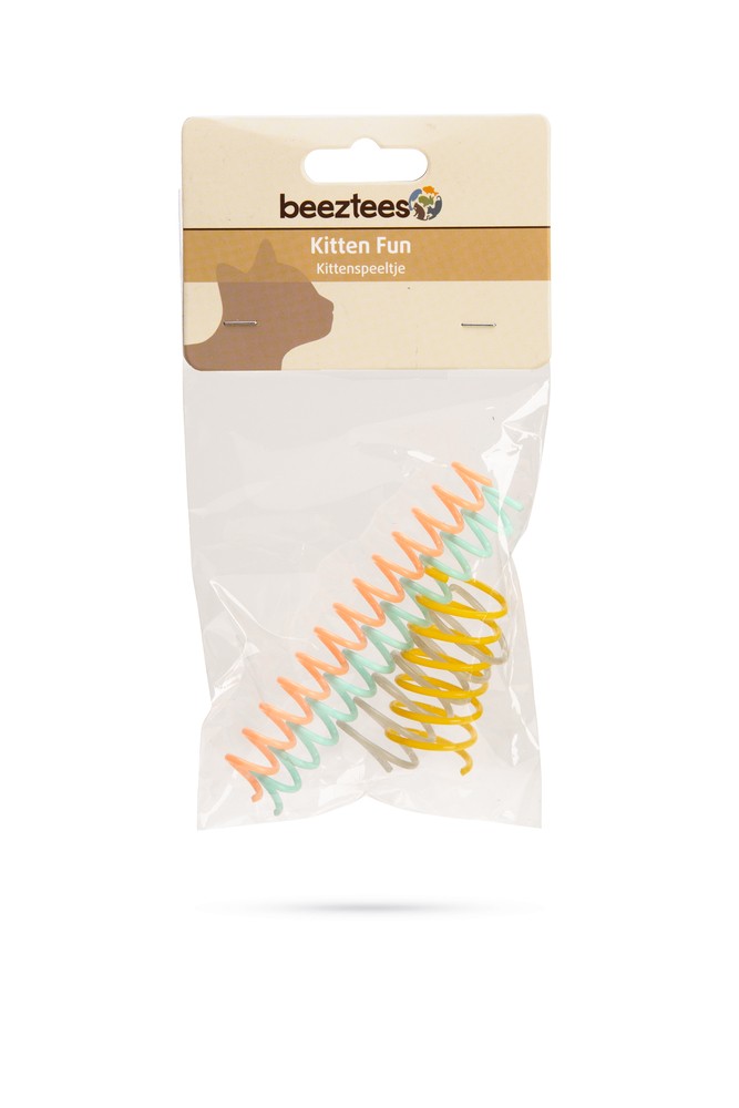 Beeztees Yavru Kedi Oyuncağı, Yay, 2 Adet 6x2,5cm, 2 Adet 11x1,5cm