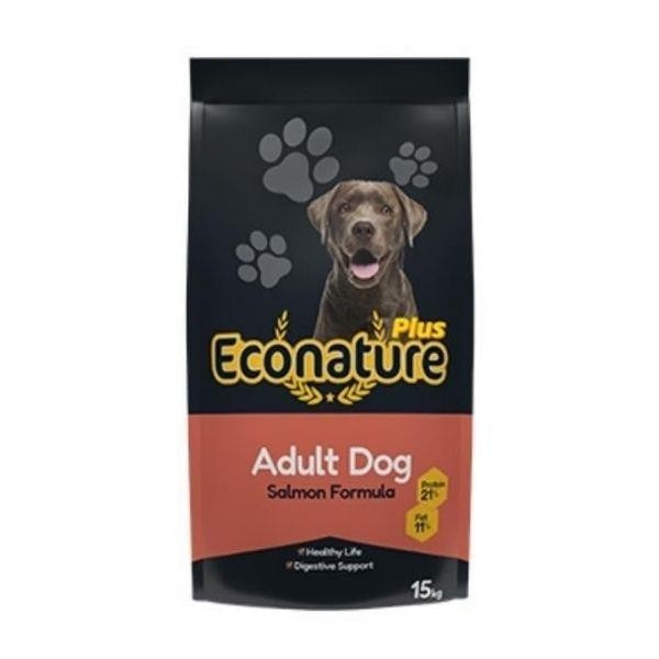 Econature Plus Somonlu Yetişkin Köpek Maması 15Kg