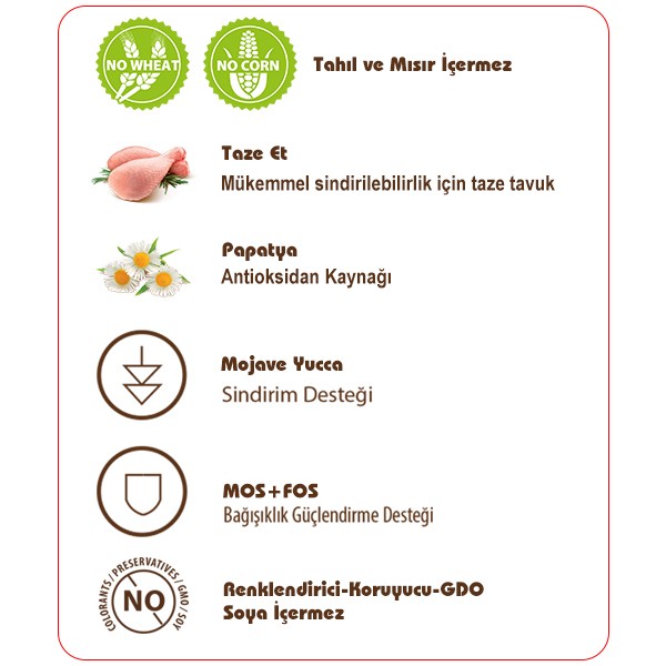 Sam's Field Sterilised Tavuklu Tahılsız Kısırlaştırılmış Yetişkin Kedi Maması 2,5 Kg