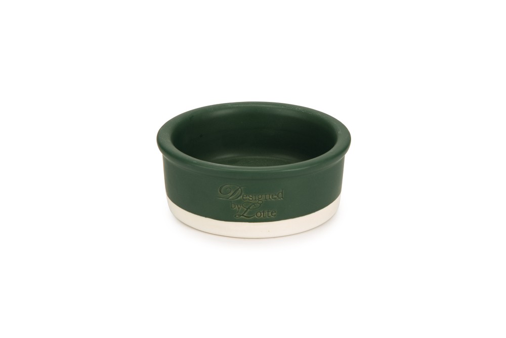 Beeztees DBL Kedi Mama Su Kabı, Seramik, Mat Yeşil, 12cm, 300ml