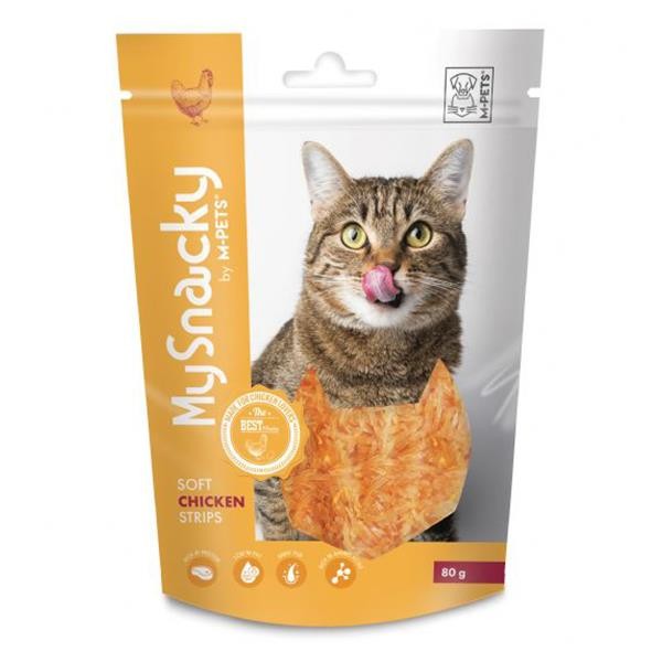 M-Pets Soft Chicken Strips Tavuklu Kedi Ödülü 80gr
