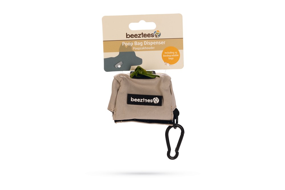 Beeztees Köpek Dışkı Toplama Poşeti Taşıma Çantası, Gri, 7,5x3,5x4cm