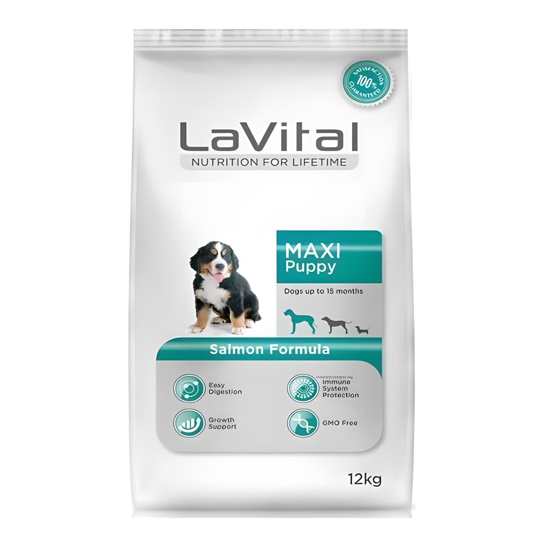 LaVital Somon Balıklı Büyük Irk Yavru Köpek Maması 12+3 Kg