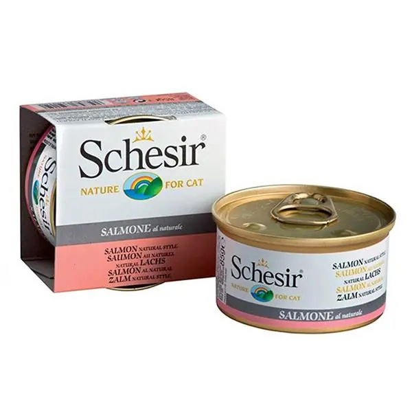 Schesir Suda Pişirilmiş Somonlu Kedi Konservesi 85gr