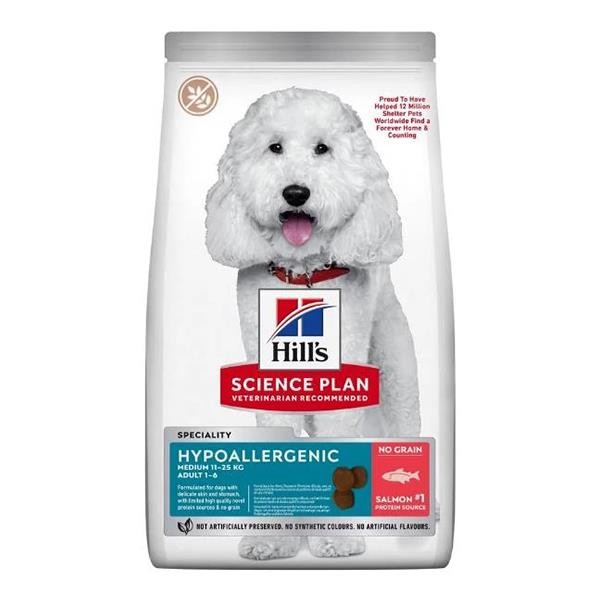 Hills Hypoallergenic Medium Adult Somonlu Yetişkin Köpek Maması 10+2 Kg Bonus Paket