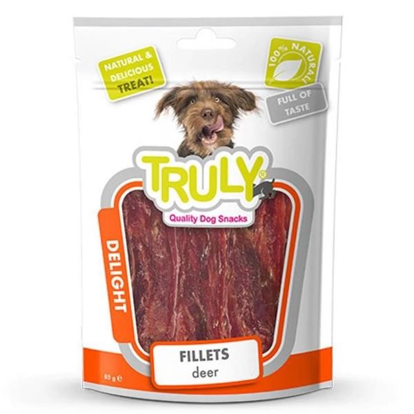 Truly Jerky Ördek ve Geyik Etli Yumuşak Köpek Ödül Maması 90gr