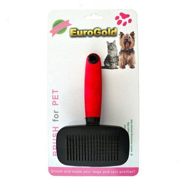 Eurogold Kendini Temizleyen Kedi Köpek Fırçası Medium