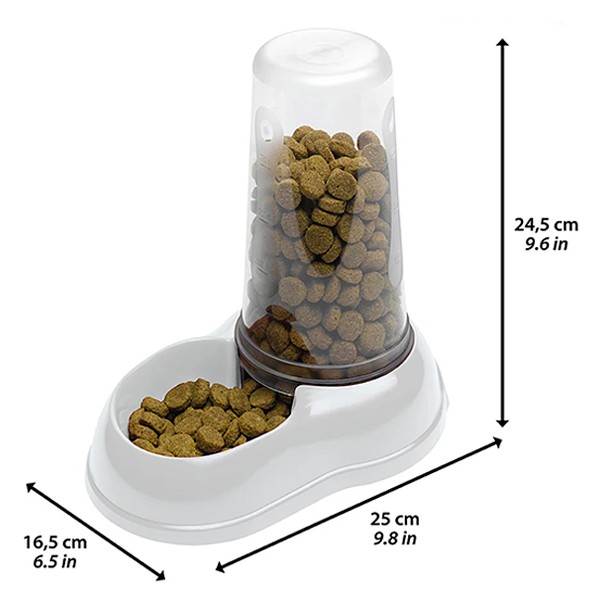 Ferplast Azimut 1500 Saklamalı Mama ve Su Kabı 1,5Lt