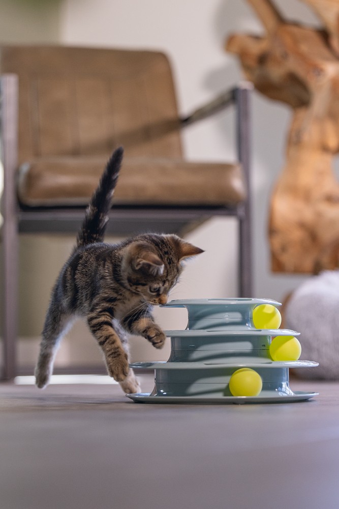 Beeztees Yavru Kedi Oyuncağı, 3 Katlı, 25x25x13cm