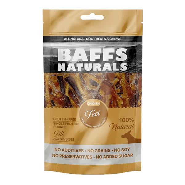 Baffs Natural Tavuk Ayağı Köpek Ödülü 100Gr