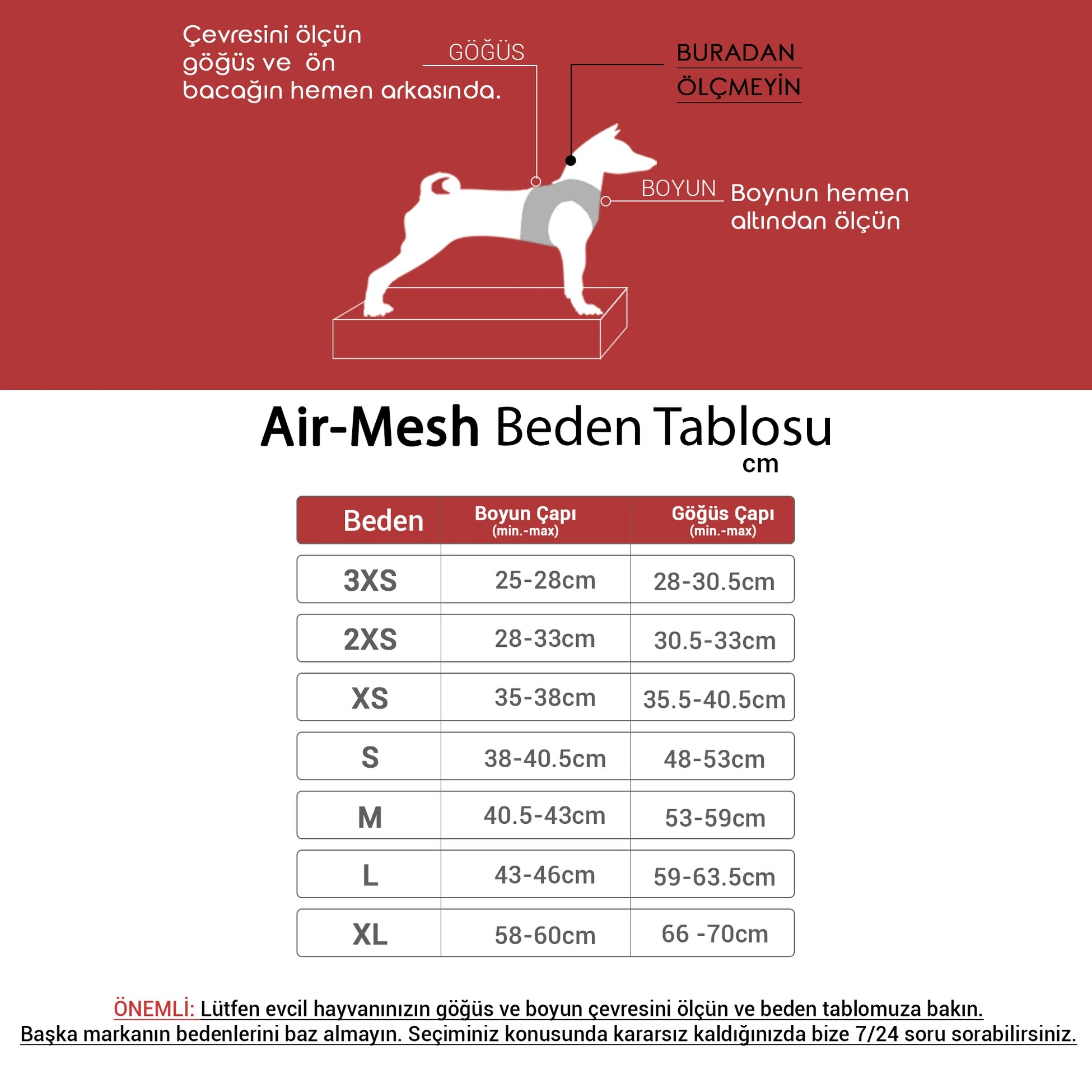 Tailpetz Air-Mesh Harness Red L