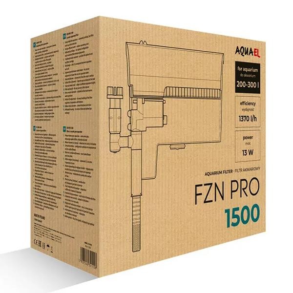 Aquael FZN Pro 1500 Askı Filtre 13W 1370L/S