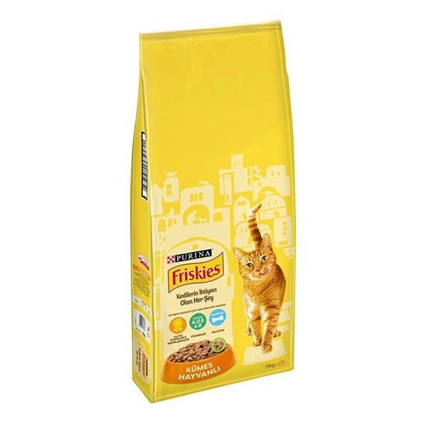 Friskies Kümes Hayvanlı Yetişkin Kedi Maması Paketten Bölme 1 Kg