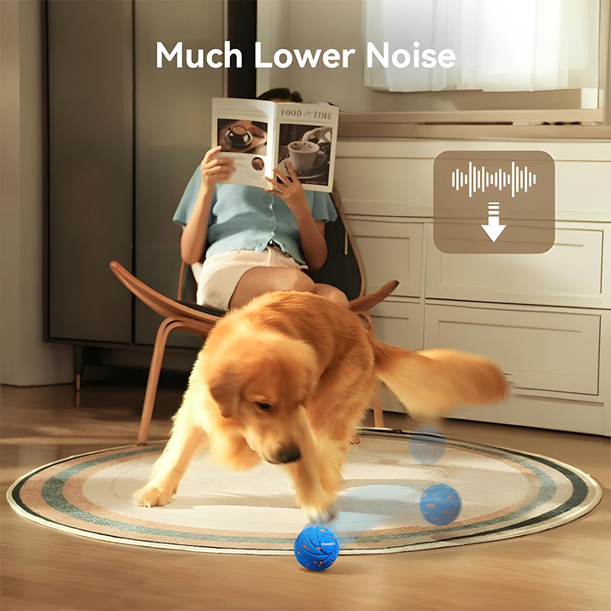 Cheerble Akıllı İnteraktif Köpek Oyuncağı Mavi 7cm