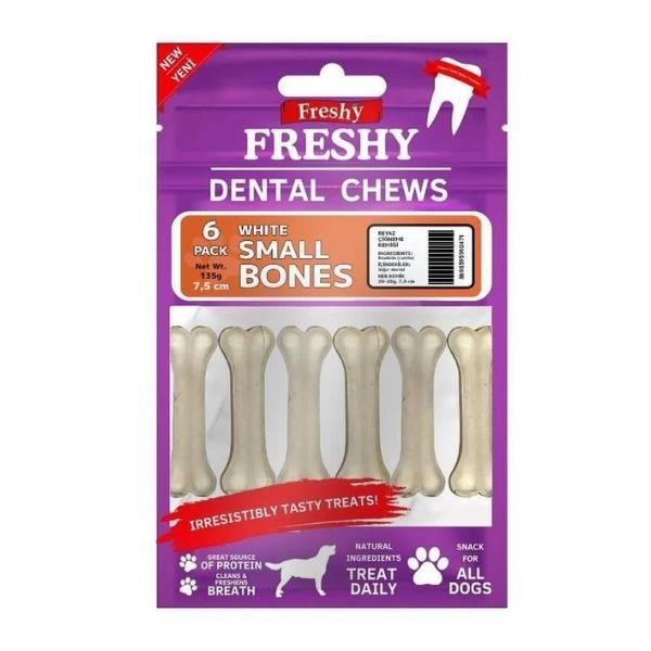 Freshy Dental Chews Small Köpek Çiğneme Kemiği 165gr 6lı