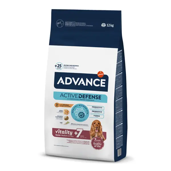 Advance Medium Tavuklu Yaşlı Köpek Maması 12 Kg