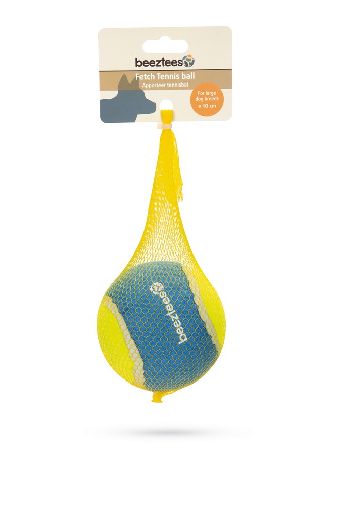 Beeztees Köpek Oyuncağı, Tenis Topu, Mavi/Sarı, 10cm