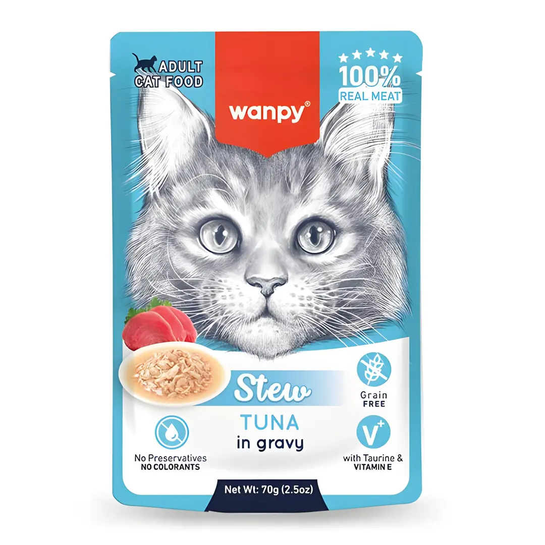 Wanpy Pouch Ton Balıklı Yaş Kedi Maması 70gr