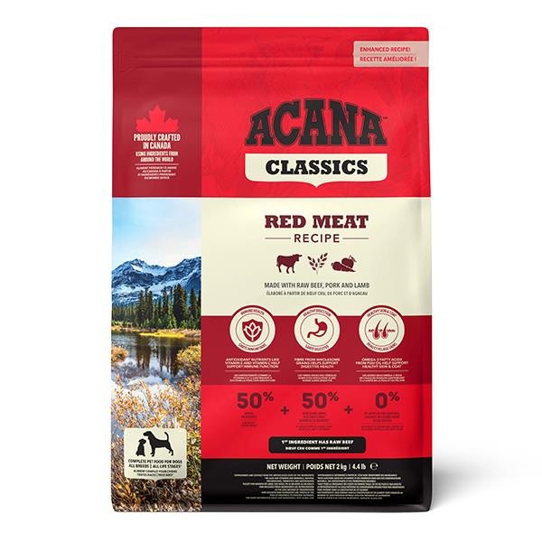 Acana Classics Red Kuzulu ve Sığırlı Düşük Tahıllı Köpek Maması 2 Kg