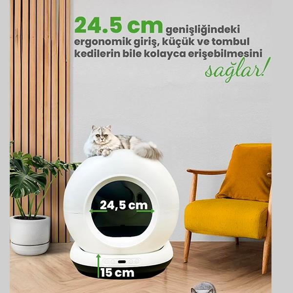 Electron CB001 Otomatik Akıllı Kedi Tuvaleti