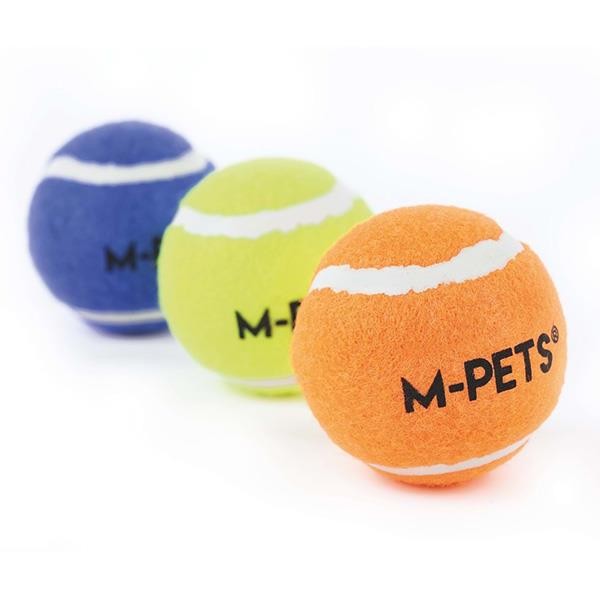 M-Pets Hop Tennis Topu Mavi 5cm 3lü Set