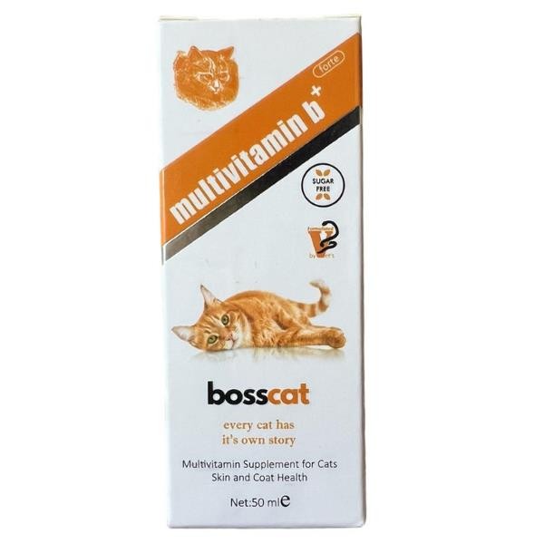 Bosscat Kediler İçin Multivitamin B+ Damla 50ml