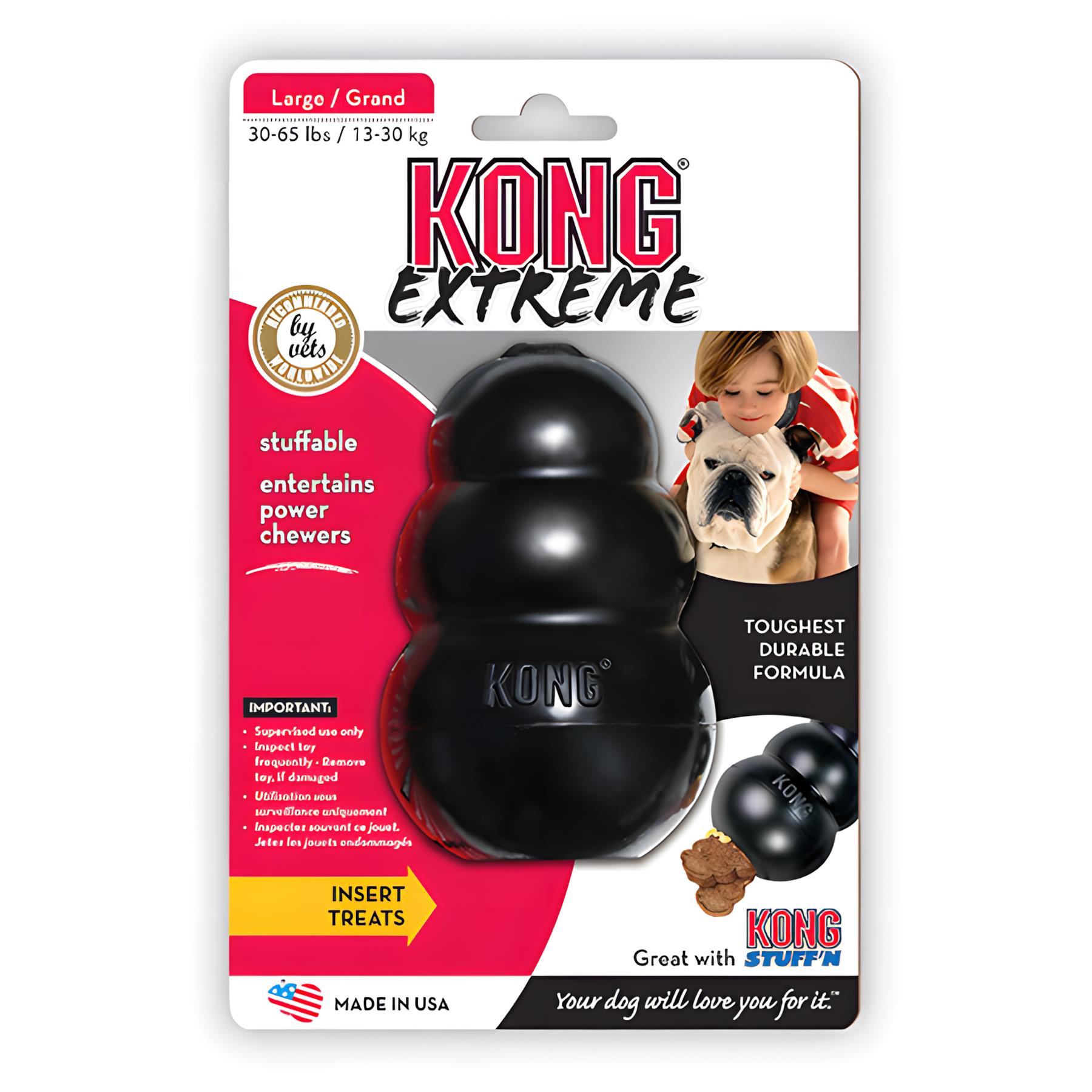 Kong Extreme Köpekler İçin Çok Amaçlı Isırma Oyuncağı Ultra Sert L