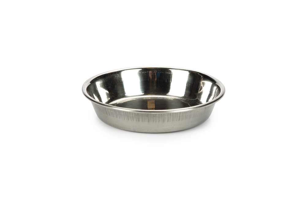 Beeztees Kedi Mama Su Kabı, Paslanmaz Çelik, 11,5cm, 190ml