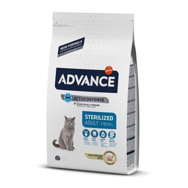 Advance Sterilized Hindili Kısırlaştırılmış Kedi Maması 1,5Kg