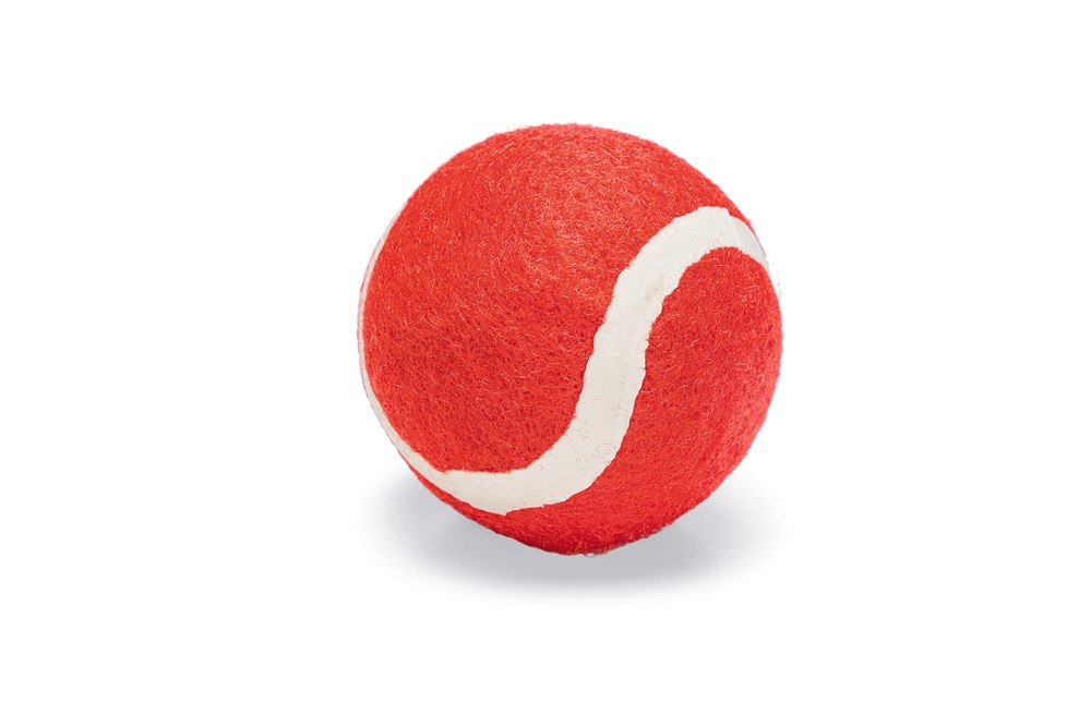 Beeztees Köpek Oyuncağı, Tenis Topları, Kırmızı/Sarı, 6 Adet, 6,5cm