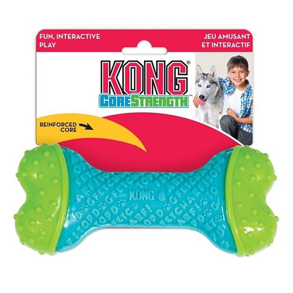Kong Core Strength Plastik Köpek Çiğneme Oyuncağı 17,5cm