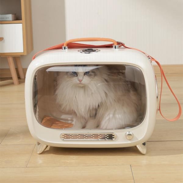 M-Pets Sixties Tv Taşıma Çantası Beyaz