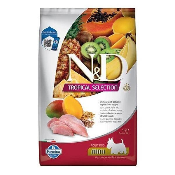 ND Tropical Selection Tavuklu Mini Irk Yetişkin Köpek Maması 1,5kg