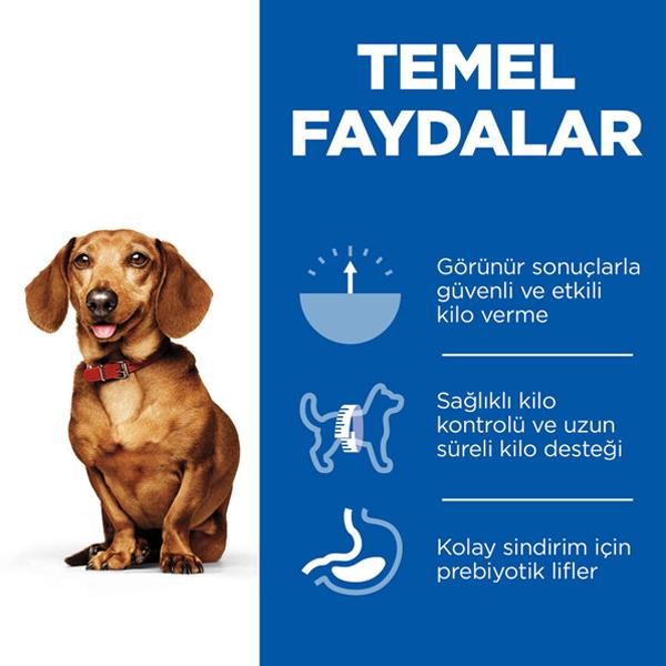 Hills İdeal Kilo Küçük ve Mini Irk Tavuklu Yetişkin Köpek Maması 1,5Kg