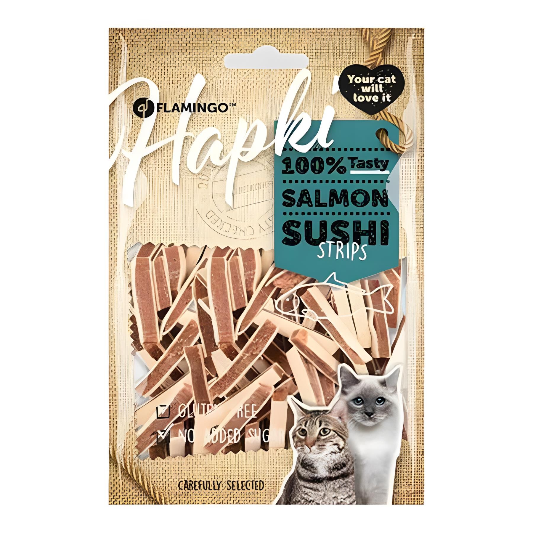 Flamingo Hapki Somon ve Alabalıklı Şerit Kedi Ödülü 85 Gr