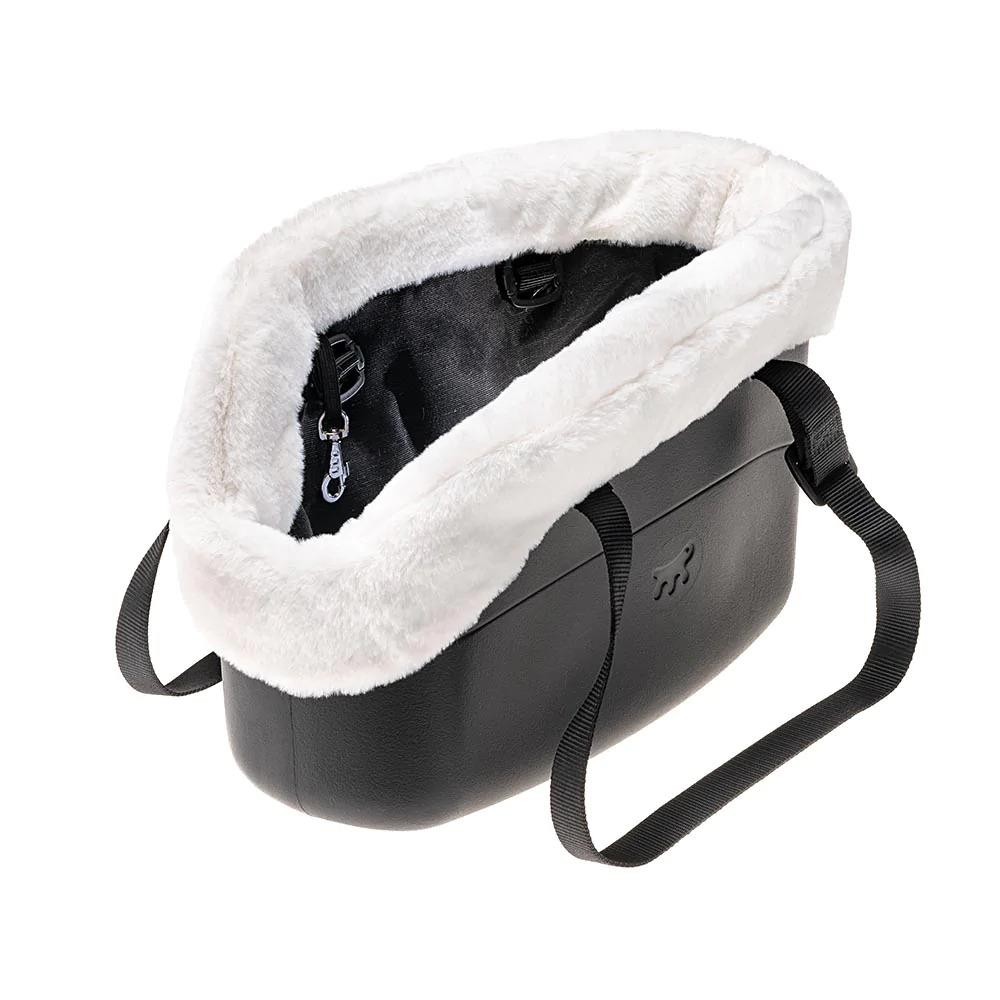 Ferplast With Me Winter Kedi Köpek Taşıma Çantası Siyah