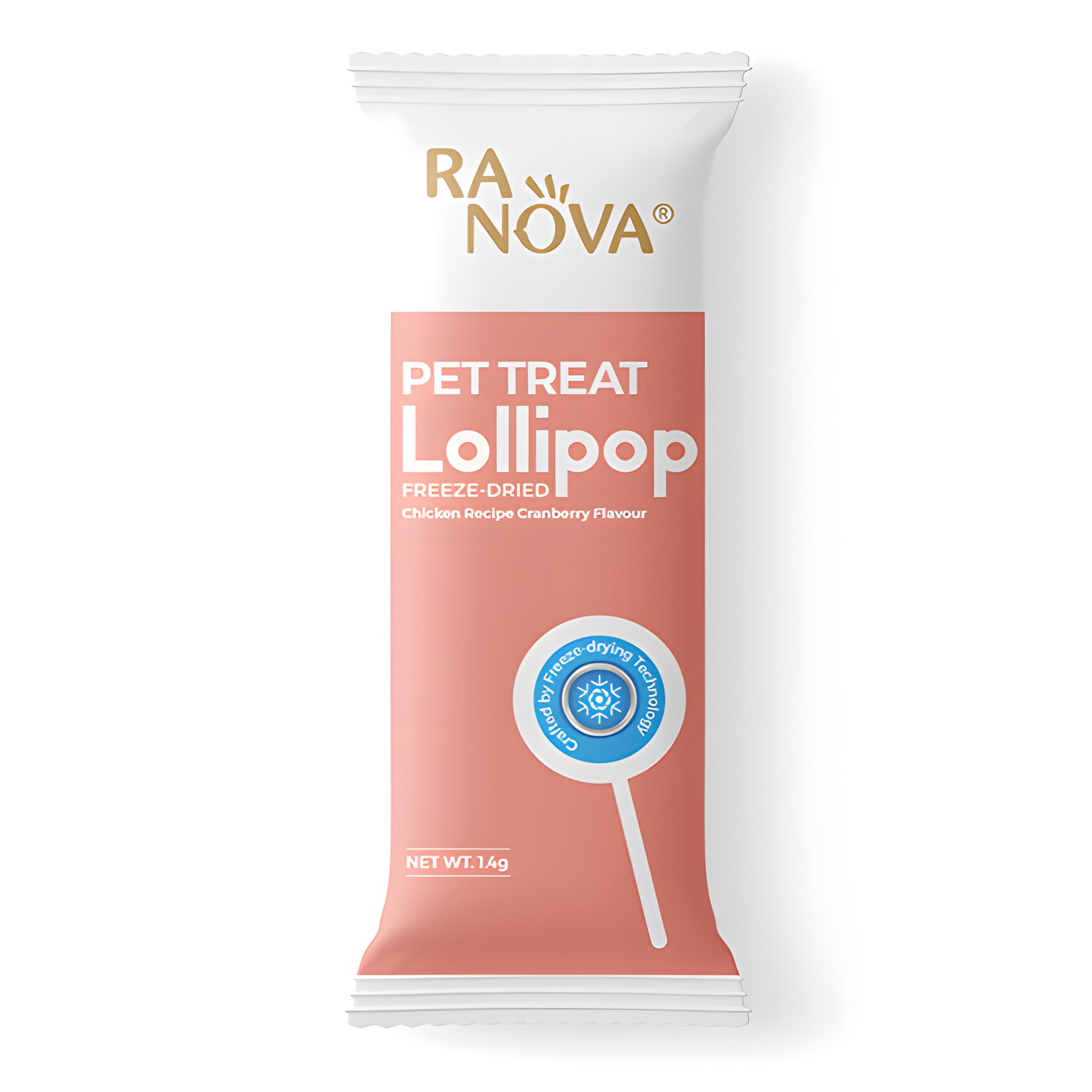 Ranova Karışık Lezzetli Lolipop Dondurulabilir Kedi Ödülü 1,4gr 5li