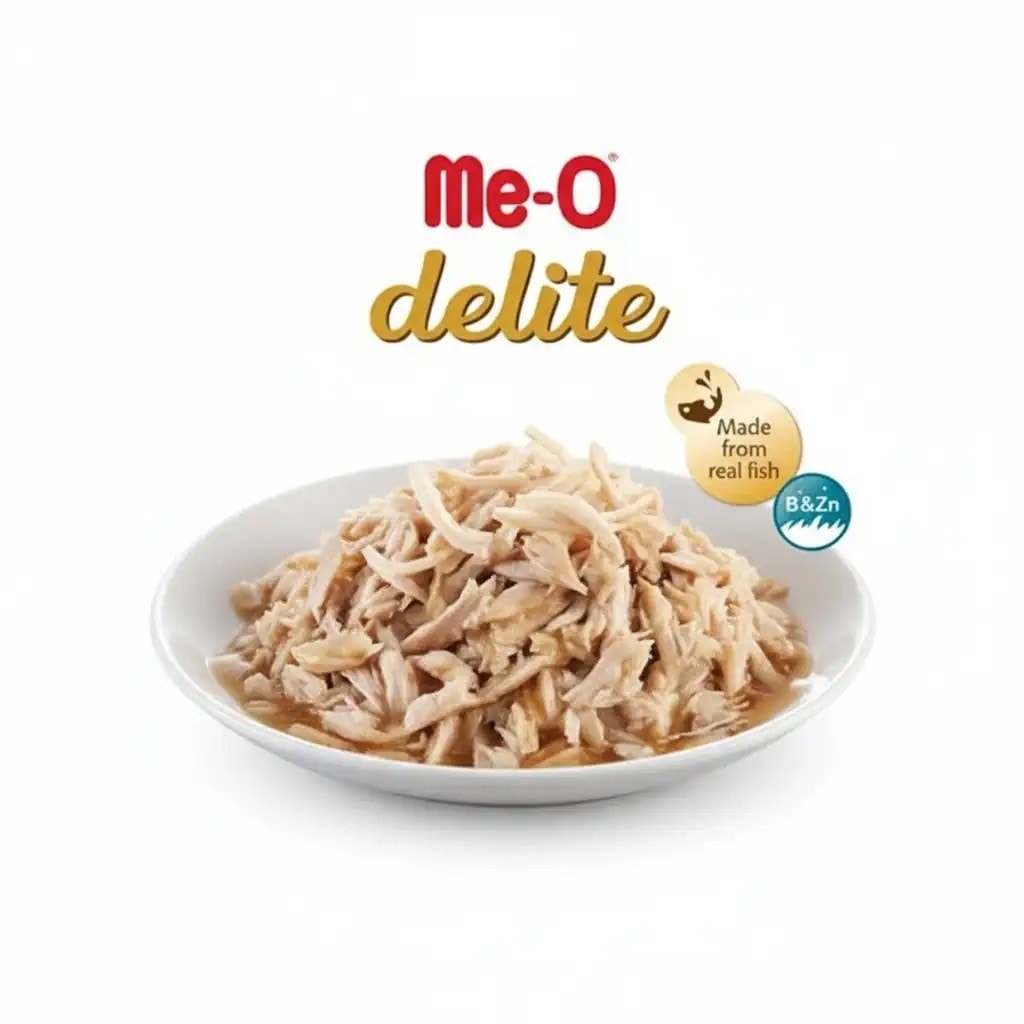 Me-O Delite Pouch Ton Balığı ve Tavuklu Kedi Konservesi 70gr