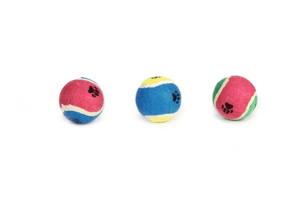 Beeztees Köpek Oyuncağı, Tenis Topu, Çeşitli Renklerde, 6,5cm